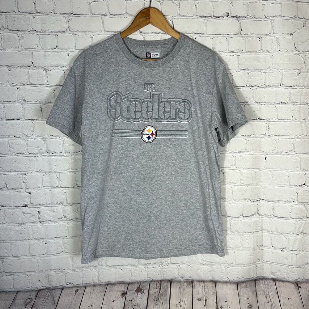NFL Team Apparel Mens Pittsburgh Steelers‎ Football Tshirt size M Medium